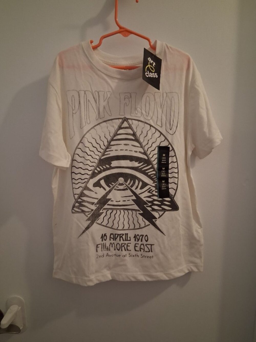 NWT Pink Floyd T-Shirt Retro Band Tee Boys Size Medium 8